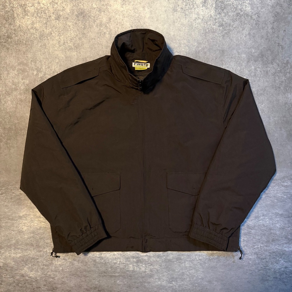 First Tactical Mens Soft Shell Duty Short Jacket Black XXL Full Zip Utility